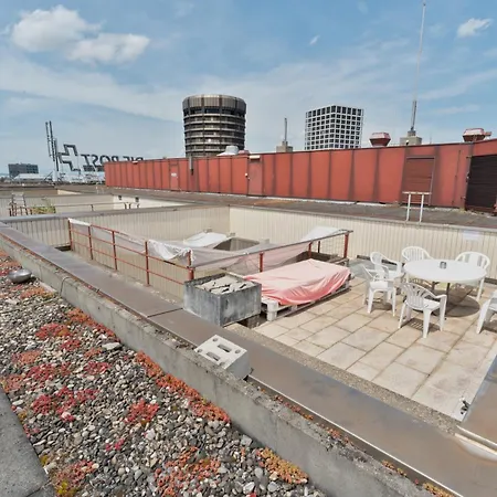 Penthouse Rooftop Loft, 190sq, Panorama View, 1min To Main Station- 5min To Basel